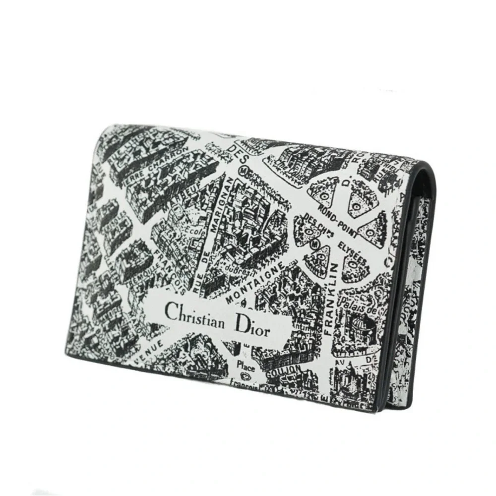 Dior Black and White Women's Card Case
